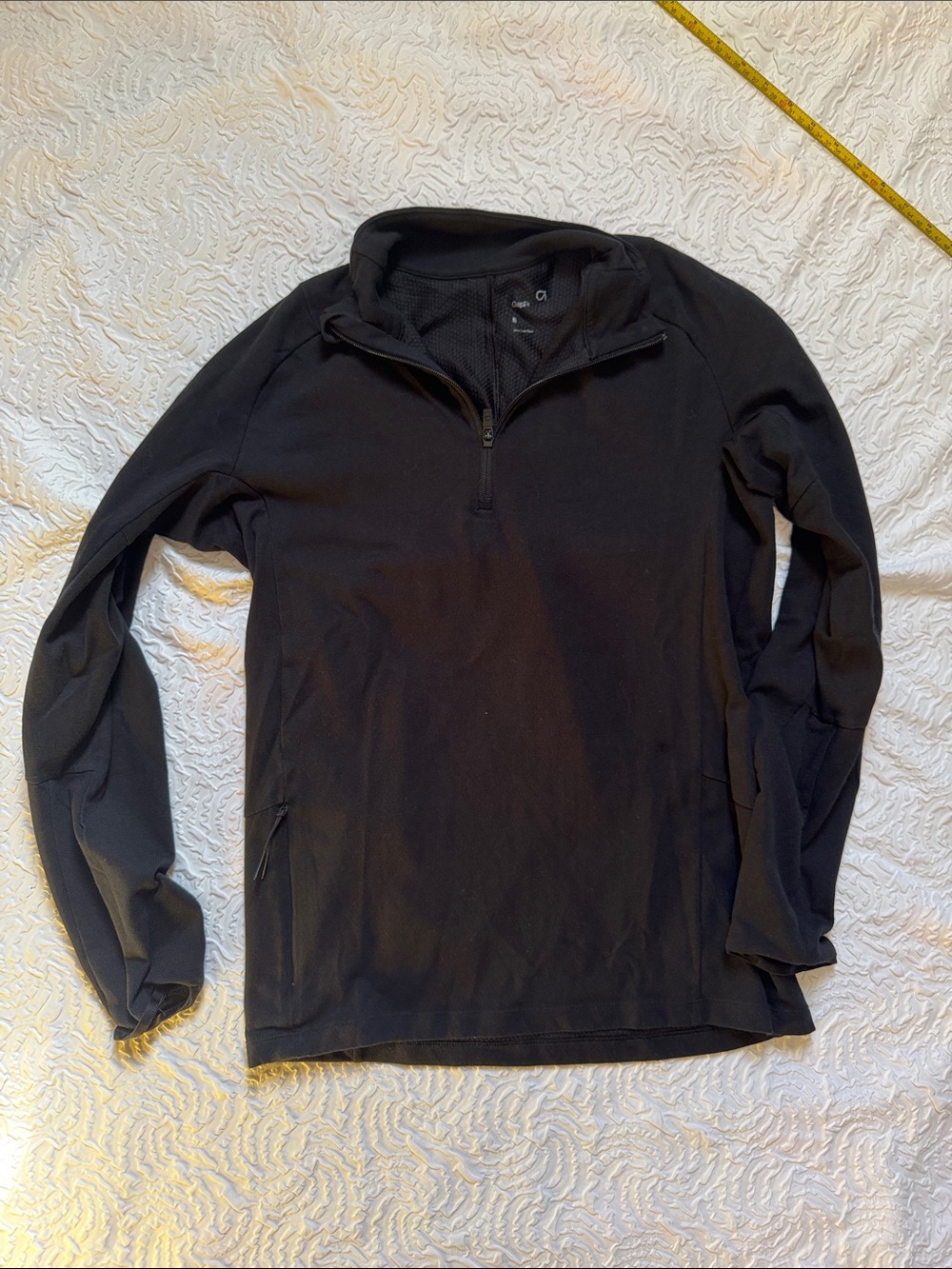 GAP Men's Black Quarter-Zip Pullover